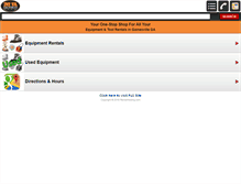 Tablet Screenshot of mandrrental.com